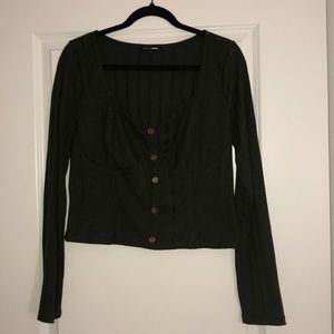 Long Sleeve Crop Top